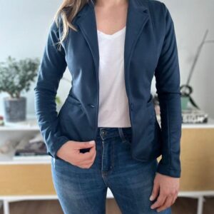Blazer Kansas, piel de durazno azul