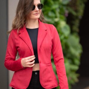 Blazer Kansas, piel de durazno Rojo